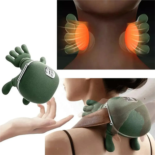 HandRelax Pro®- Masajeador Inteligente de Cuello, Hombros y Espalda